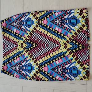 Abstract NYCC Pencil Skirt